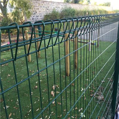 China Power Coating Green BRC Welded Wire Mesh Fencing with 150*50mm for sale