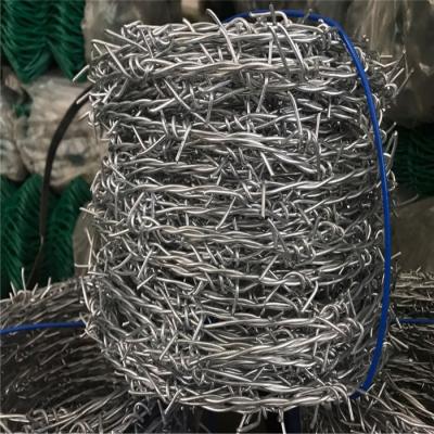 China 200m Roll of High Tensile Hot Dip Galvanized Barbed Wire with 2.5mm for sale