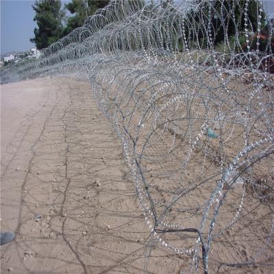 China Galvanized Concertina Razor Wire for sale