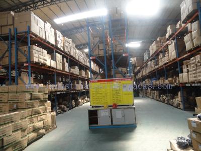 China Adjustable Pallet Racking Solution System 3 Beam Level And Floor 16.5FT / 5M Height for sale
