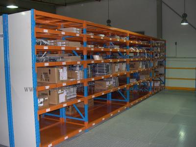 China Steel Shelf Medium Duty Shelving With Side Panel for sale