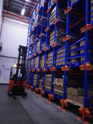 China Six Level HD Pallet Radio Shuttle Racking System, A High Compact Storage Model for sale