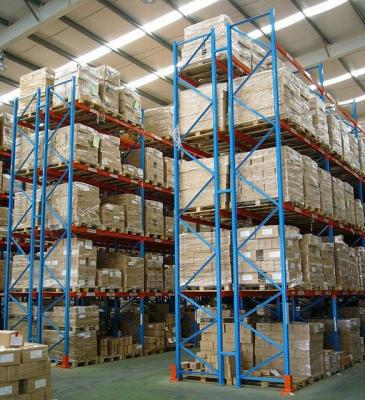 China Industrial Warehouse Selective Pallet Rack With Spraying Paint , 500kg - 1500kg for sale