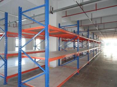 China high density wood / plywood shelves medium duty shelving storage racking system for sale