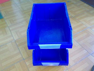China equipamentos plásticos do armazém da caixa do retorno para o armazenamento vivo claro do shelving/caixa do dever à venda