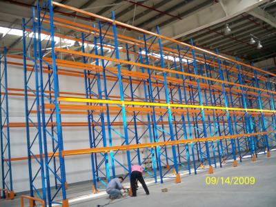 China Blue and Orange Adjustable Pallet Racking for sale