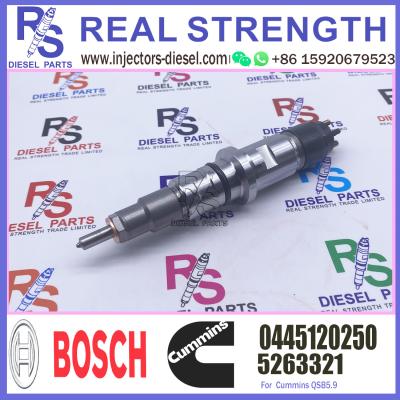 China OEM new QSB5.9 diesel engine parts fuel injector 5263321 4983267 3977081 0445120250 for sale