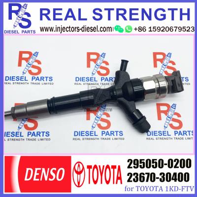 China 23670-09350 Common Rail Injector 23670-30400 Fuel Sprayer 295050-0200 For Toyota Hilux 1KD-2KD D4D Injector for sale