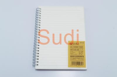 China Double Binding Filament PP Cover A5 Loose Leaf Spiral Notebook for sale