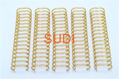 China High Gloss 1-3/4 Inch Wire Spiral Binding Coils For Schoolbook for sale