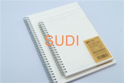 China Single Binding Wire 80 Sheets 70gsm Loose Leaf Spiral Notebook for sale