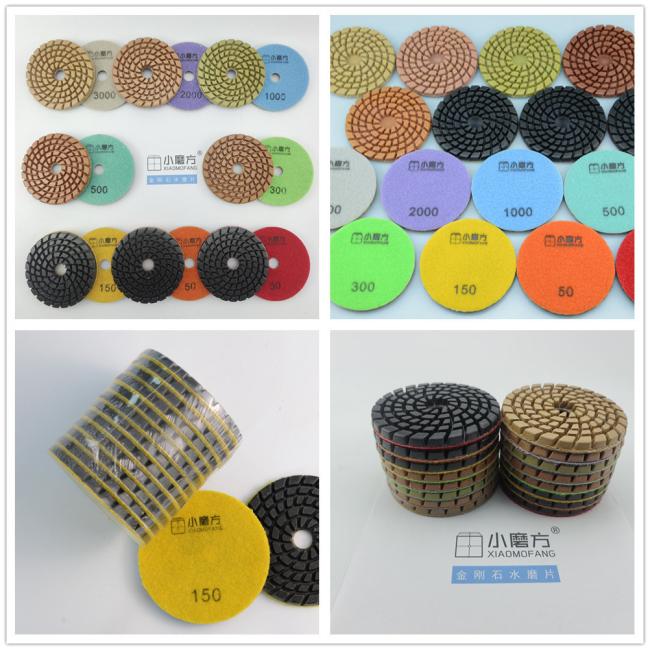 Xin Rui Tools 4 Inch 5 Inch Polishing Pad for Granite Marble