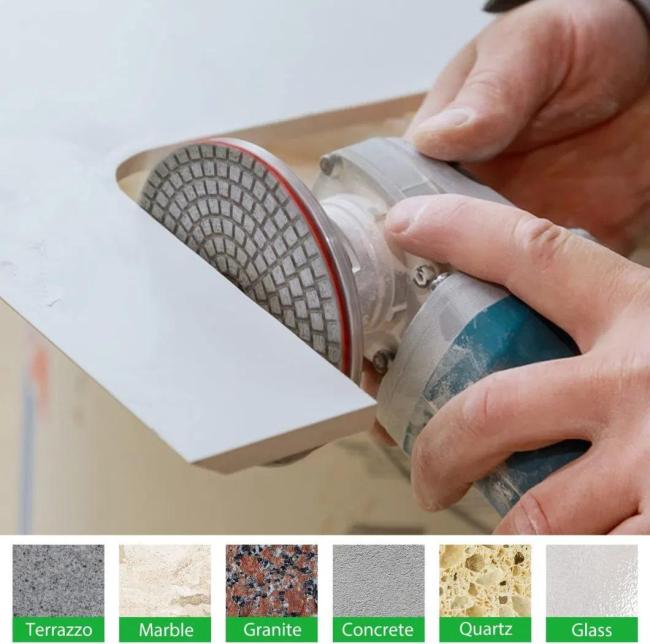 Dry Diamond Pad for Floor Polishing New Process Metal Nest