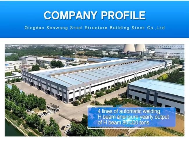 Low Cost Industrial Spray Painted Metal Building Temporary Steel Structure Warehouse Garage 2