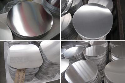 China 1050 1060 1100 3003 Aluminium Sheet Circle / Round Metal Circles For Cooking Utensils for sale