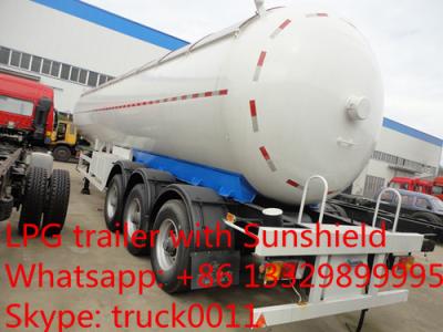 China Tanker vessel 57.1cbm semi trailer asme propene proplene tanker trailer 3 axle lpg semi trailer for sale for sale