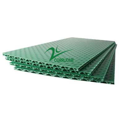 China 6mm Thickness White PP Honeycomb Panel with Heavy Duty Scale for sale