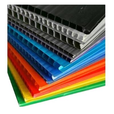 China Polypropylene PP Corrugated Sheet 10mm 12mm corrugated plastic roofing for sale