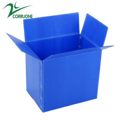 China Polypropylene Corrugated Plastic Packaging Boxes Coroplast Plastic Turnover Box for sale