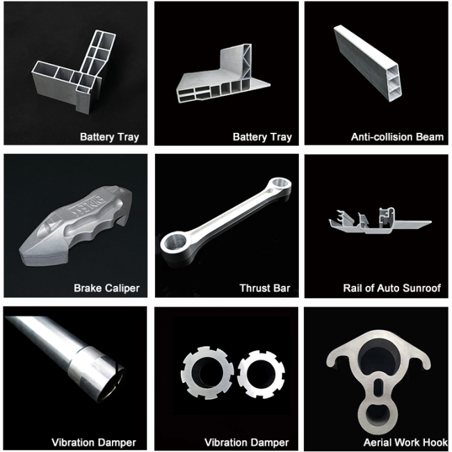 Custom 6063 Aluminum Extrusion Profiles With Anodize Surface For Fan Blades