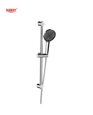 China Wall Mounted Modern Shower Slide Bar Chrome Round Classical OEM for sale