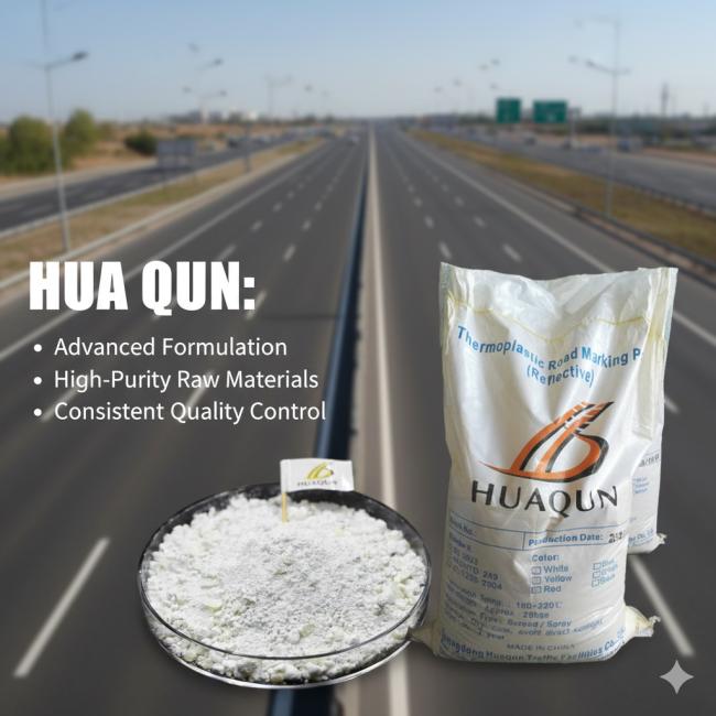 Thermoplastic road marking paint product
