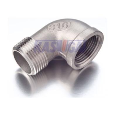 China Forged Stainless Steel High Pressure Fittings Threaded Street Elbow ASTM A182 F316 for sale