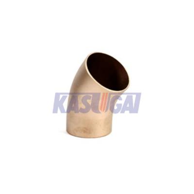 China ASMEB16.9 Copper Nickel Elbow , Buttweld 45 Degree Long Radius Elbow C70600 for sale