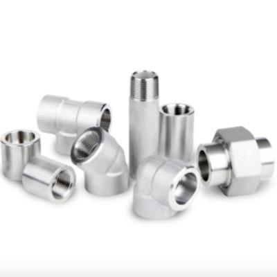 China ASME B16.11 Stainless Steel Pipe Fittings High Pressure Socket Weld & Threaded Fittings for sale