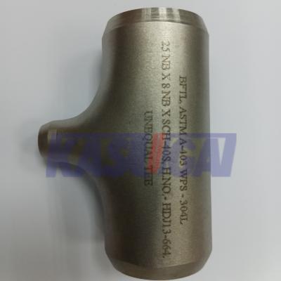 China ASTM A815 UNS S31803 BW Equal Tee Duplex Stainless Steel Butt Welding Equal Tee for sale