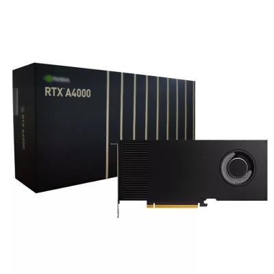 China NVIDIA RTX A4000 Ray Tracing Graphics Card 16GB GDDR6 256 Bit 448GB/S Single Slot GPU for sale