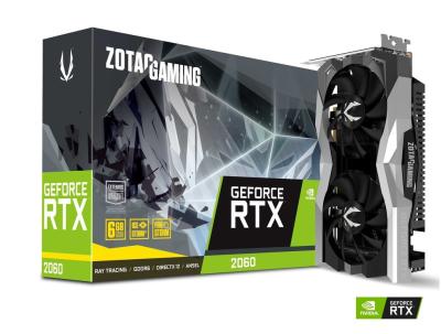 China 14Gbps 6GB Geforce Graphic Card ZOTAC GAMING GeForce RTX 2060 Twin Fan for sale
