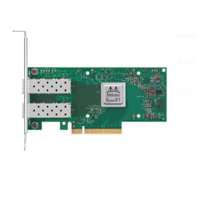 China Mellanox MCX512A-ACUT ConnectX-5 Ethernet Adapter Card 2x Port 10/25 GbE SFP28 PCIe 3.0 X8 for sale