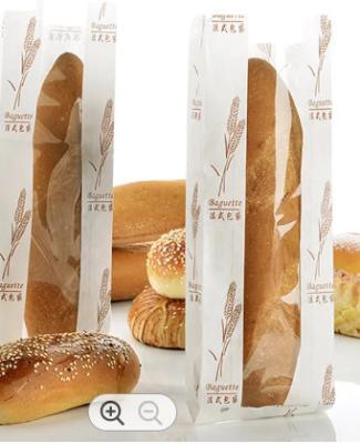 China Durable Paper Kraft Bread Bags For Homemade Bread Recyclable for sale