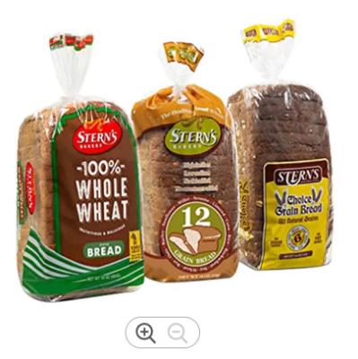 China Custom Transparent Recycle Plastic Bread Bags Recyclable Material BRC for sale