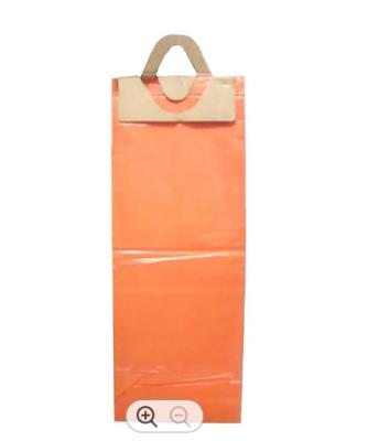China El periódico plástico del LDPE de la prenda impermeable empaqueta con la manija de Flexiloop en venta