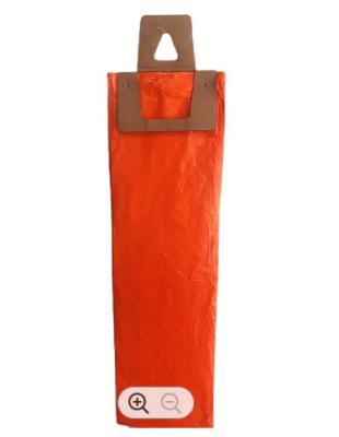 China OEM / ODM Plastic Newspaper Bags Shrink Block Header Bag Customized for sale
