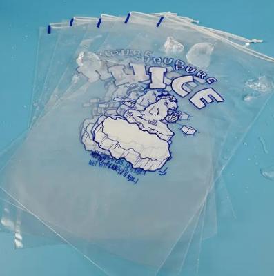 Chine Le congélateur de glaçon de polythène de 2KG 3KG met en sac recyclable imperméable à vendre