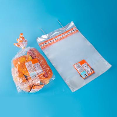 China Food Preservation Plastic Bread Bag With Side Gusset And High Temperature Bakery Storage for sale