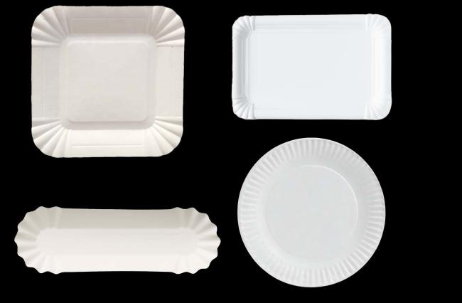 Custom Disposable White Round Party Paper Plates – 9-inch Food-Grade Eco-Friendly