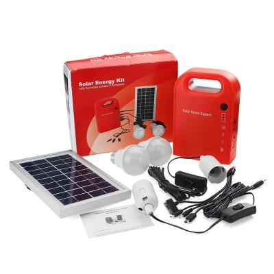 China Portable 3W Solar Lighting Kit Solar Energy Light Bulb Emergency Rechargeable Led  Solar Camping Lamp SG0603 for sale
