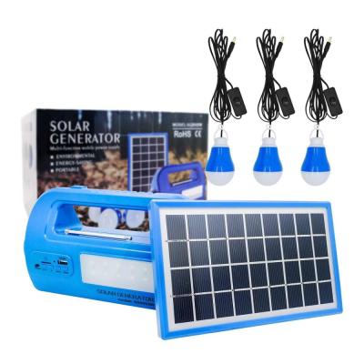 China Solar Power Generator solar lighting system USB charger outdoor camping hiking party use SG0503 for sale