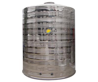China Food Grade Stainless Steel Storage Water Tank Hot Water Project With Insulation System Vertical Or Flat Type. for sale