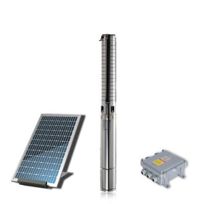 China 3 Inch,4 Inch Deep Well Stainless Steel Impeller Solar Submersible Pump,Brushless DC Solar Pump, Solar Power Water Pump for sale