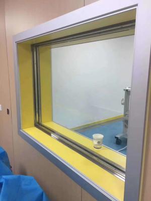 China 10mm 1000 X 800 Mm Radiation Protection Lead Glass With Aluminium Frame for sale