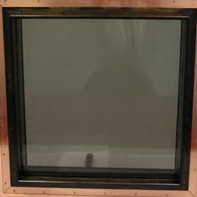China 900 X 1200MM Radiation Proof RF Shielded Windows Copper Metal for sale