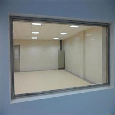 China Nuclear Magnetic Resonance Rf Shielding Radiation Proof Windows 100dB 130MHz for sale