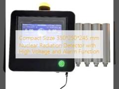 コンパクトサイズ 350*250*245mm 核放射線検出器 高電圧アラーム機能