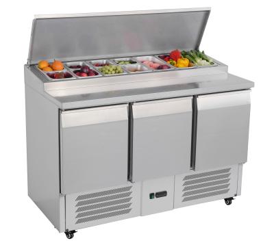 China 390L Refrigerated Saladette Counter for sale