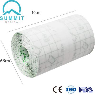 China Waterproof PU Wound Dressing Roll , Acrylic Acid Adhesive Transparent Film Dressing for sale